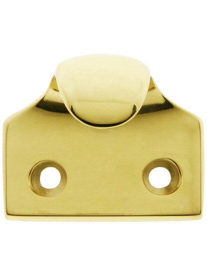 Heavy Duty Cast Brass Sash Lift in Polished Brass.